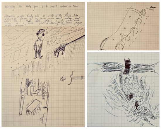 Drawings of urban Waterworlds